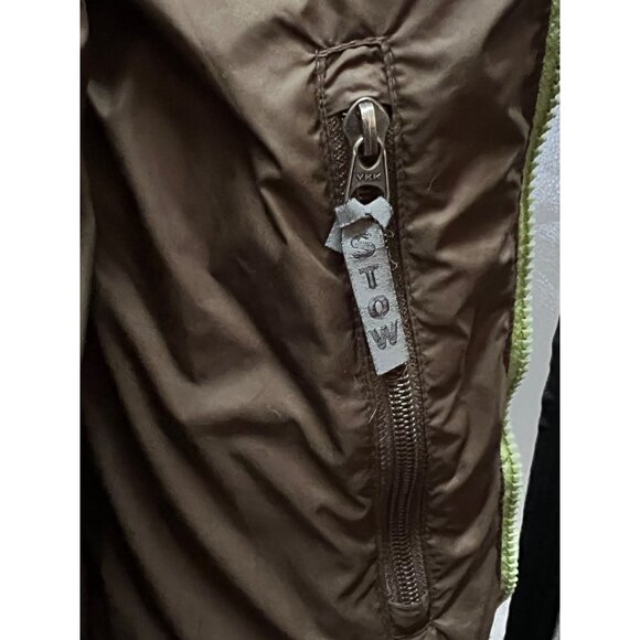 The North Face Womens Green Zip Up 700 Fill Goose Down Puffer Vest Jacket S/P - Picture 12 of 16